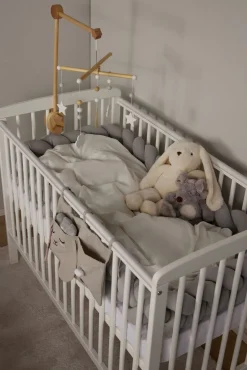 Alice & Fox ALEAH Flettet Sengerand 350cm, Light Grey
