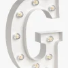 Alice & Fox Bogstavlampe G, Hvid