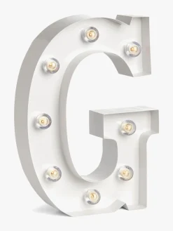 Alice & Fox Bogstavlampe G, Hvid