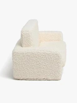 Alice & Fox Cubbie  Foldbar Sofa 94x55cm, White Teddy