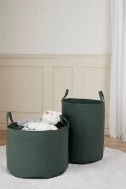 Alice & Fox DINA Opbevaringskurv 2-pak, Dusty Green