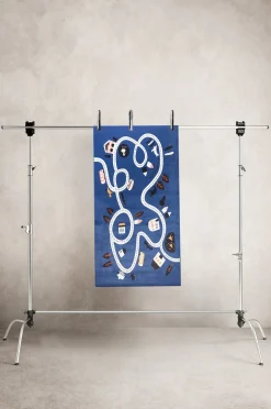 Alice & Fox Gulvtæppe 80x150 Bilbane, Indigo
