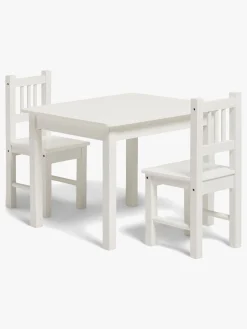 Alice & Fox LOVIS Bord & Stole + Sofa med Opbevaring, Hvid