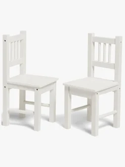 Alice & Fox LOVIS Bord & Stole + Sofa med Opbevaring, Hvid
