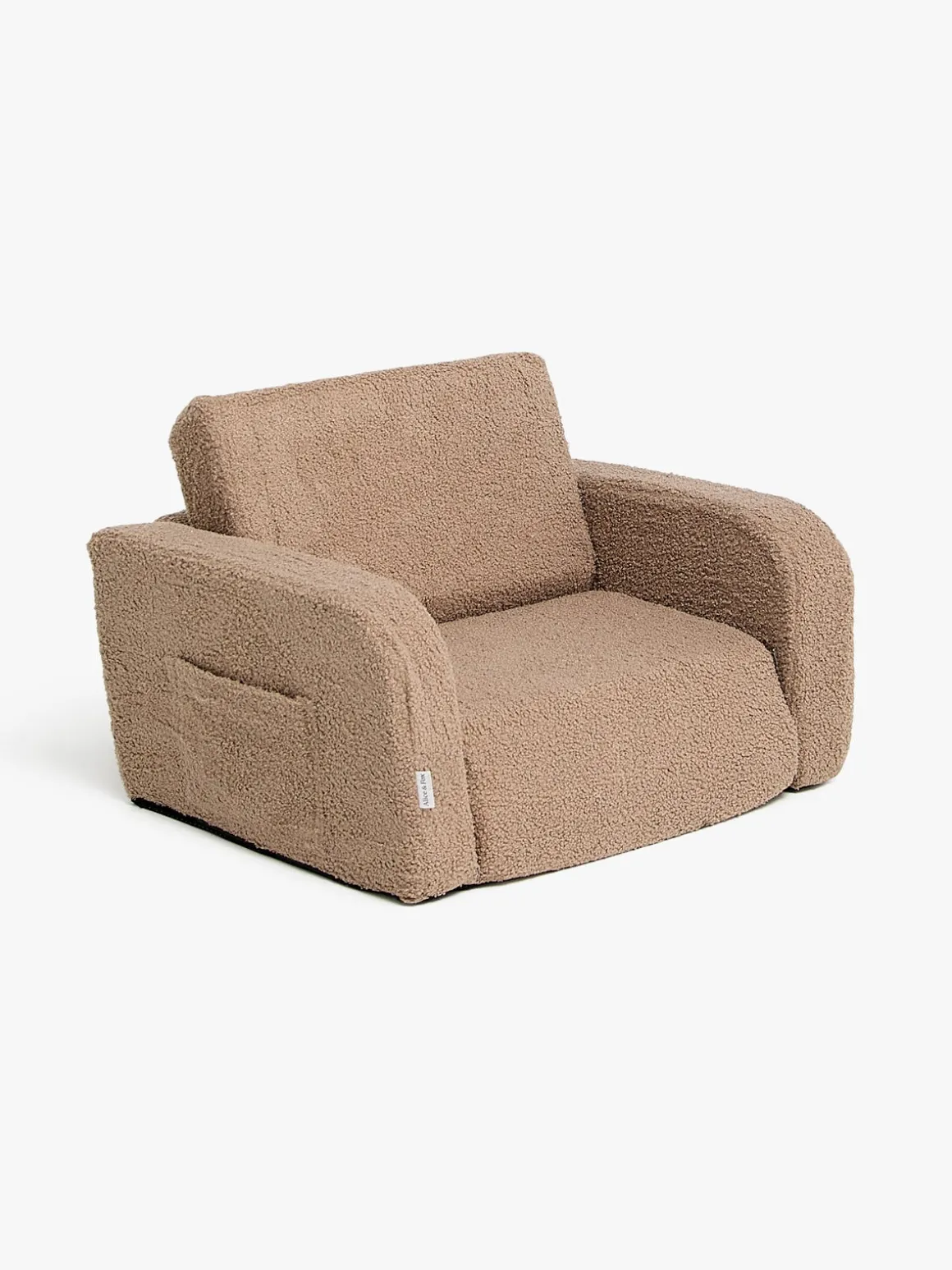 Alice & Fox MUSHY Foldbar Lænestol, Taupe Teddy