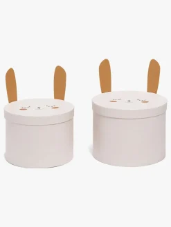 Alice & Fox Opbevaringskasser 2-pak Kanin, Lyserød