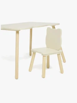 Alice & Fox Skrivebord med Stol Kat, Lysegul