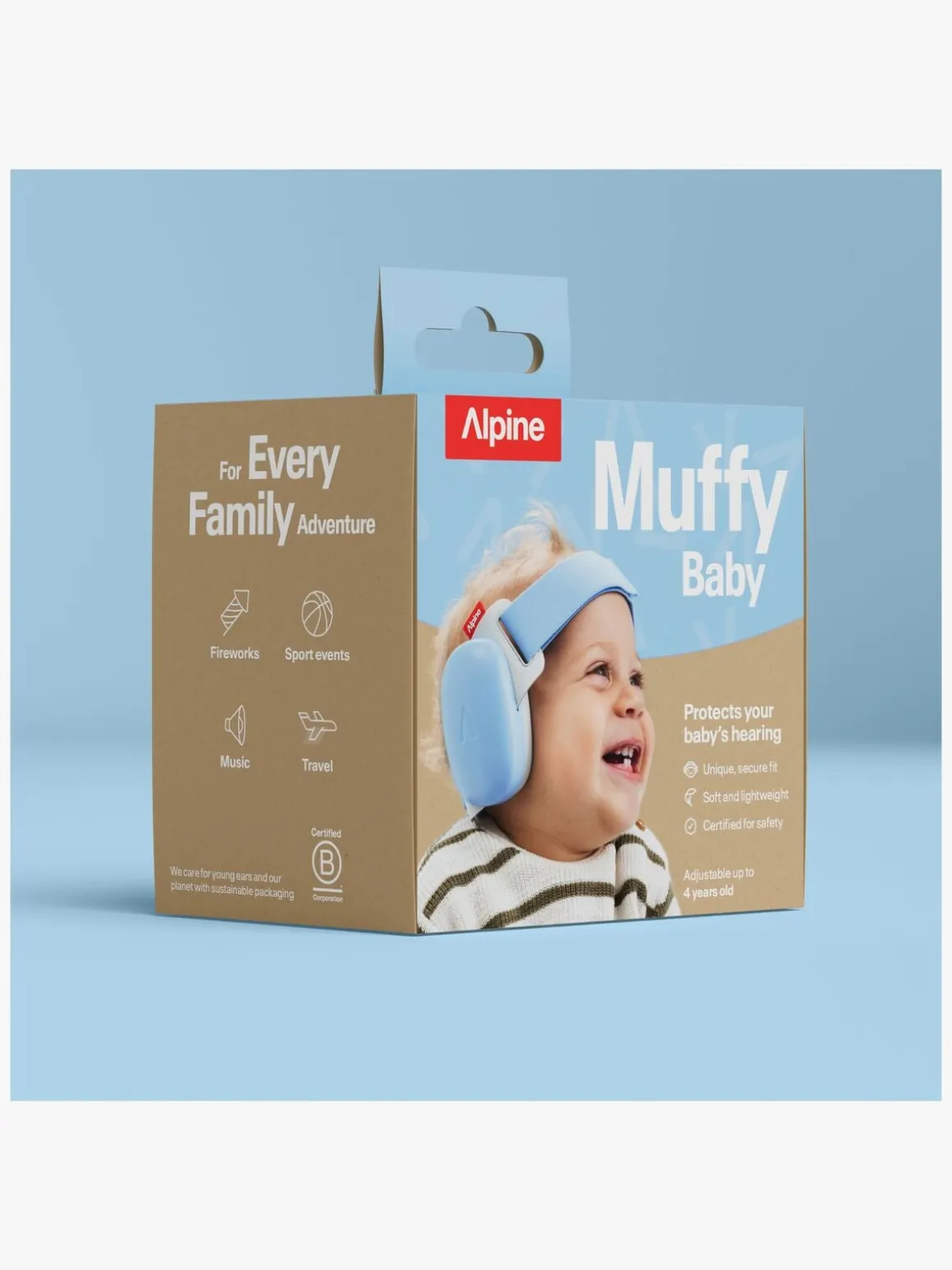 Alpine Muffy Baby Høreværn, Sky Blue