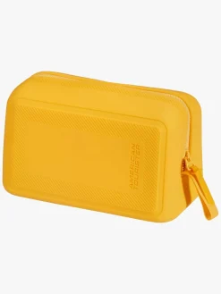 American Tourister Dashpop Kuffert 104-121L & Toilettaske POP, Golden Yellow