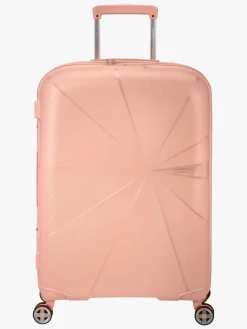 American Tourister StarVibe Spinner Kuffert 70-77L, Metallic Peach