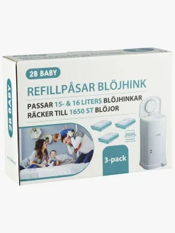 2B Baby Refillposer til Blespand 15&16 Liter 3-pak