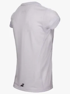 Babolat Core Flag Club Girl T-Shirt, White
