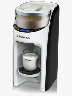 Baby Brezza Formula Pro Advanced Modermælkserstatnings- og Vællingemaskine inkl. Beemoo Care Modermælksflaske 240 ml 2-pak, White