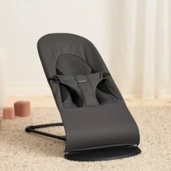 BabyBjörn Balance Soft Skråstol Woven/Jersey, Mørkegrå