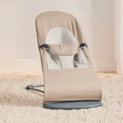 BabyBjörn Balance Soft Skråstol Woven, Khaki/Beige