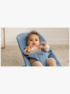 BabyBjörn Bliss Skråstol Woven Mélange, Blå