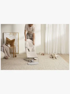 BabyBjörn Bliss Skråstol Woven Mélange, Lys beige