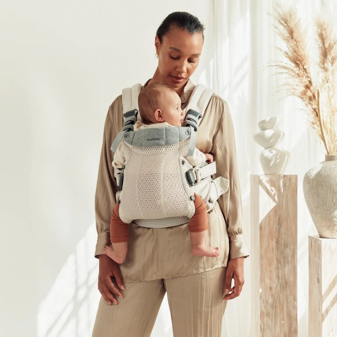 BabyBjörn Harmony Bæresele 3D Mesh, Off White