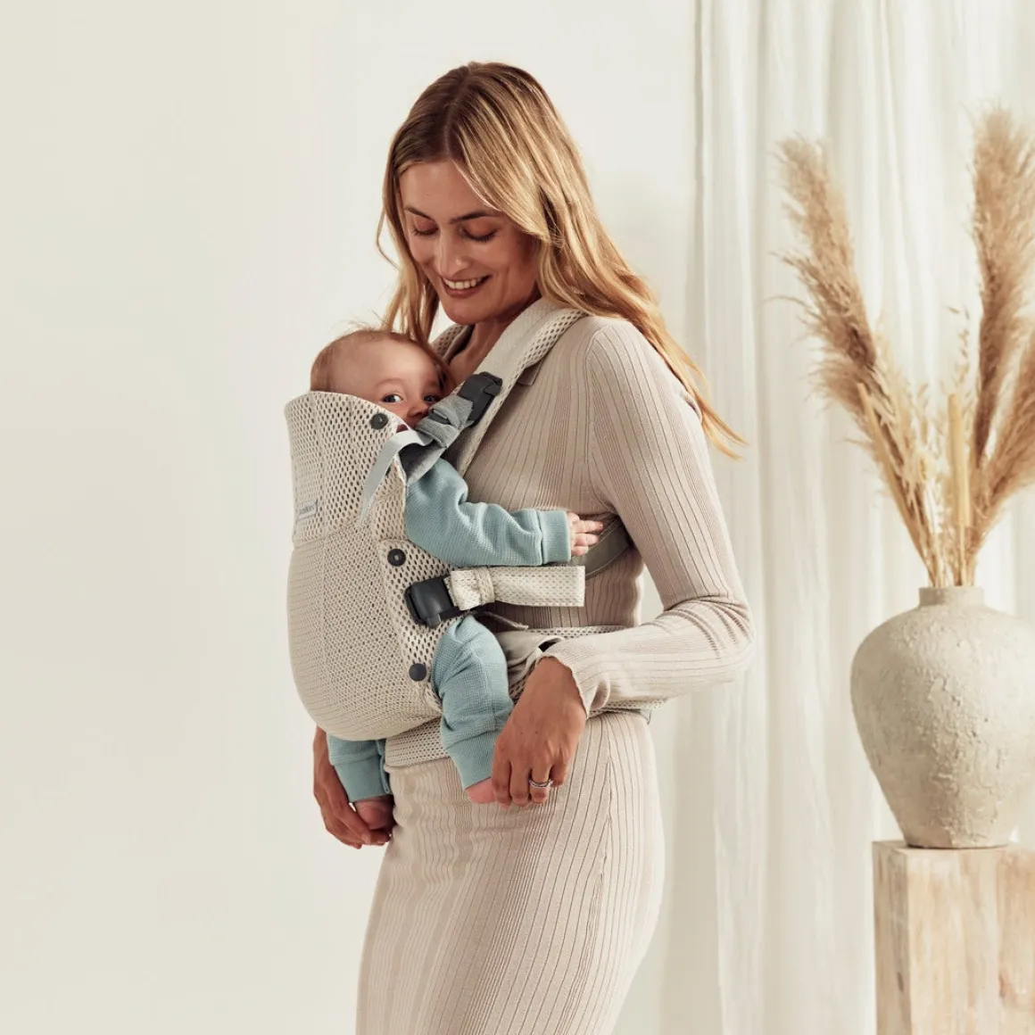 BabyBjörn Harmony Bæresele 3D Mesh, Off White