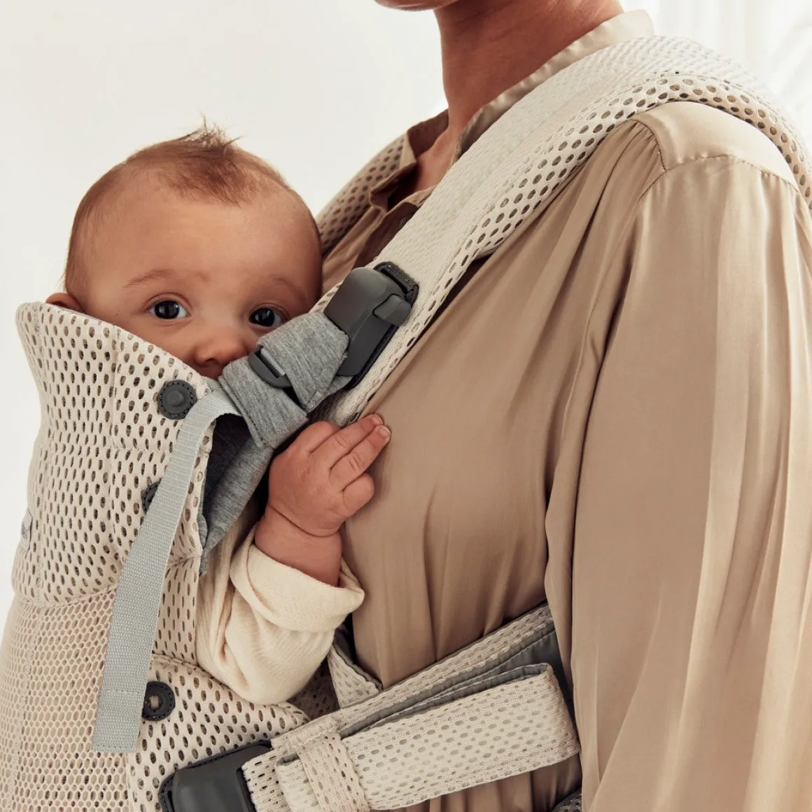 BabyBjörn Harmony Bæresele 3D Mesh, Off White
