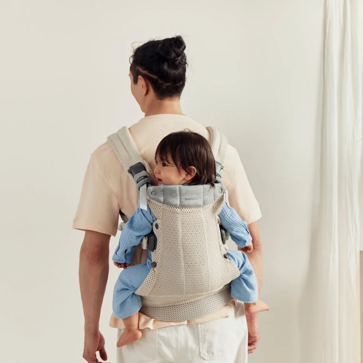 BabyBjörn Harmony Bæresele 3D Mesh, Off White