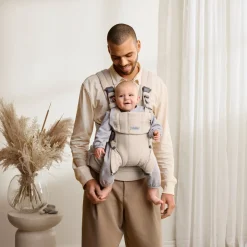 BabyBjörn Harmony Bæresele Woven, Light Beige Melange