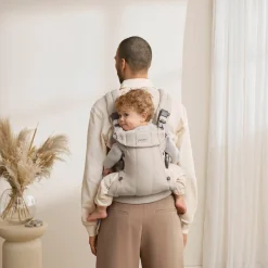 BabyBjörn Harmony Bæresele Woven, Light Beige Melange