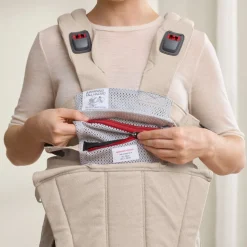 BabyBjörn Harmony Bæresele Woven, Light Beige Melange