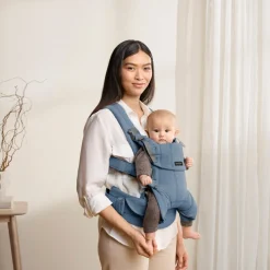 BabyBjörn Harmony Bæresele Woven, Blue Melange