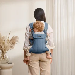 BabyBjörn Harmony Bæresele Woven, Blue Melange