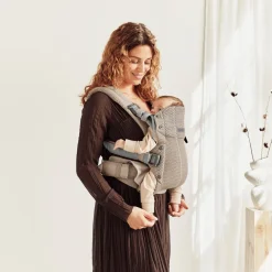 BabyBjörn Harmony Bæresele 3D Mesh, Gråbeige