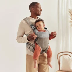 BabyBjörn Harmony Bæresele 3D Mesh, Gråbeige