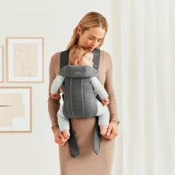 BabyBjörn Mini Bæresele 3D Jersey, Dark grey