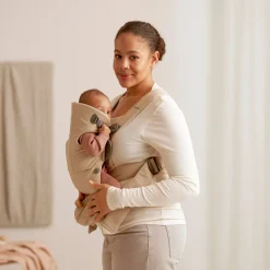 Babybjörn Mini Bæresele Woven, Beige