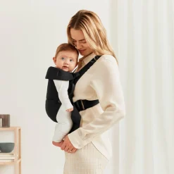 Babybjörn Mini Bæresele Woven, Sort