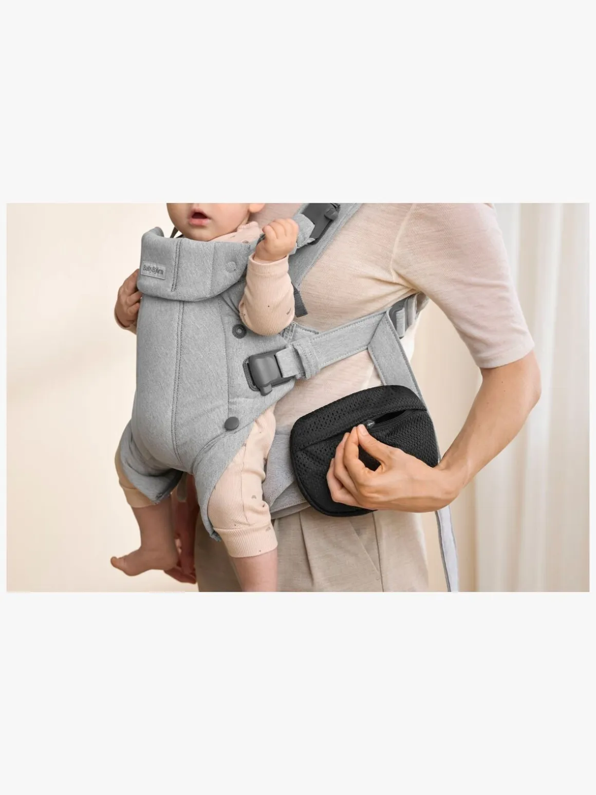 BabyBjörn Opbevaringslomme Bæresele Mesh, Sort