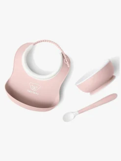 BabyBjörn Spisesæt 3 Dele, Lys Rosa