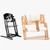 BabyDan Danstolen Højstol & Hynde, Sort/Beige