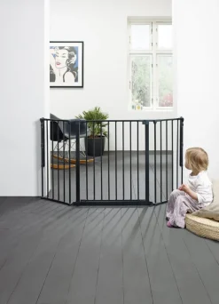 BabyDan Flex M Skruegitter, Sort