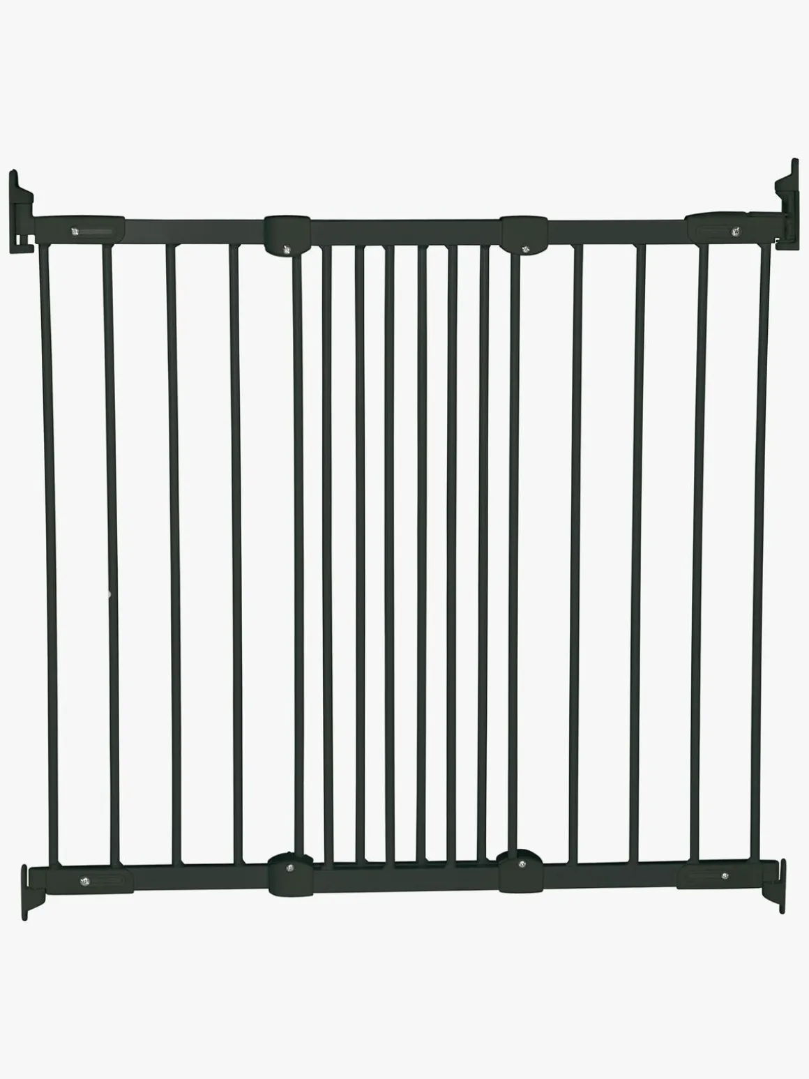 BabyDan Flexi Fit Skruegitter Metal, Sort