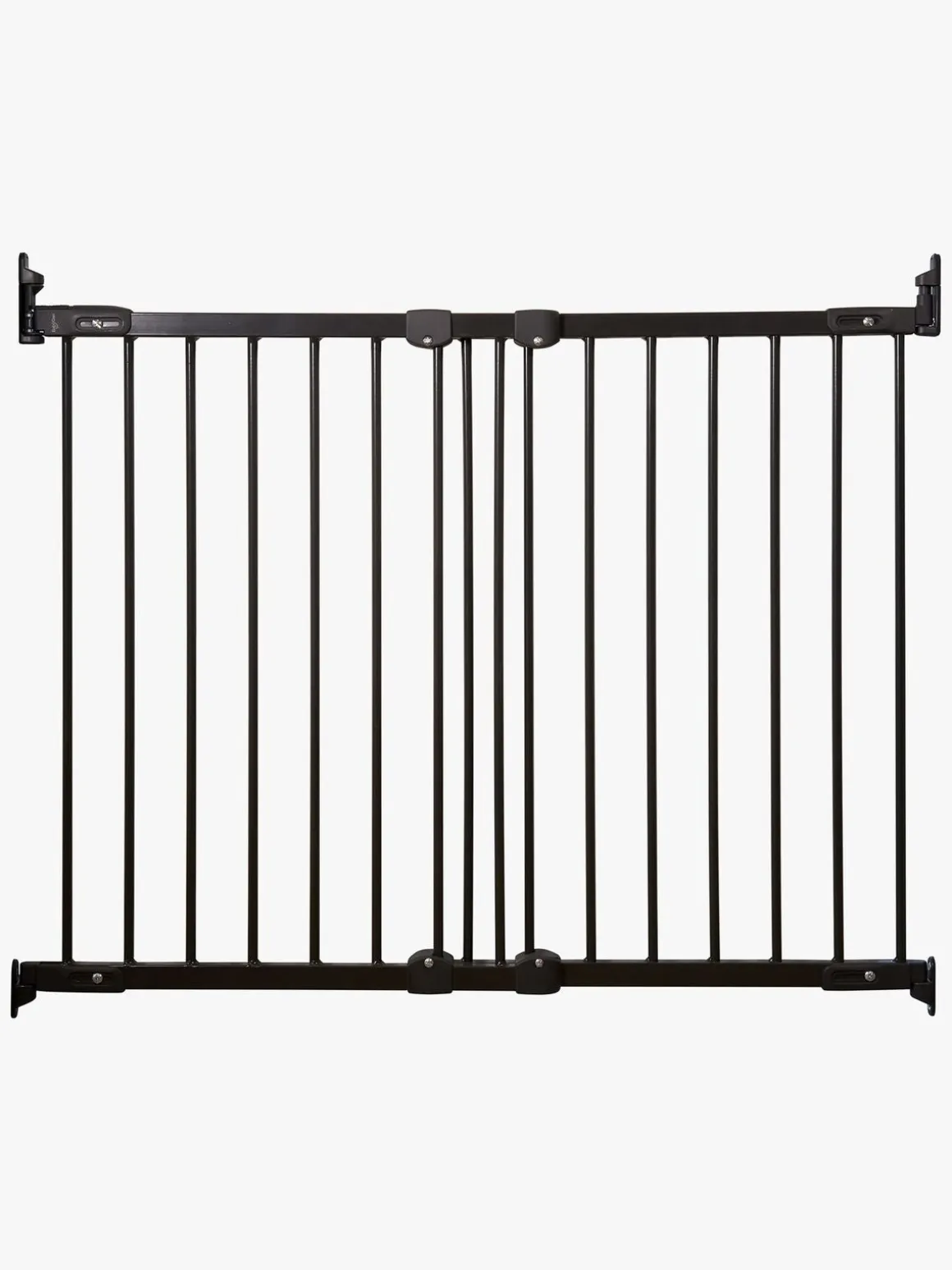 BabyDan Flexi Fit Skruegitter Metal, Sort