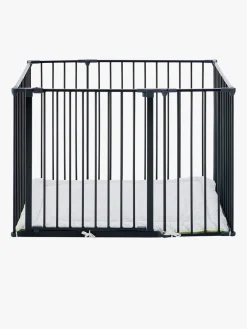 BabyDan Square Kravlegård 105x72x71 cm, Sort