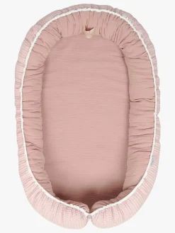 BabyMatex Babynest i Musselin 55 x 80 cm, Lyserød