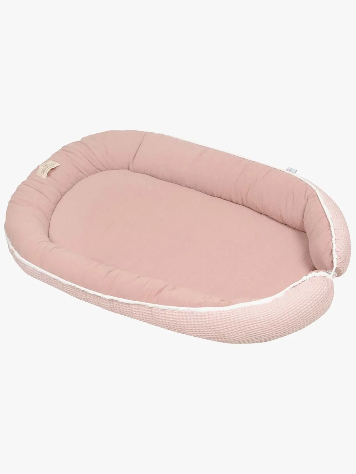 BabyMatex Babynest i Musselin 55 x 80 cm, Lyserød