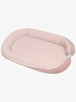 BabyMatex Babynest i Musselin 55 x 80 cm, Lyserød