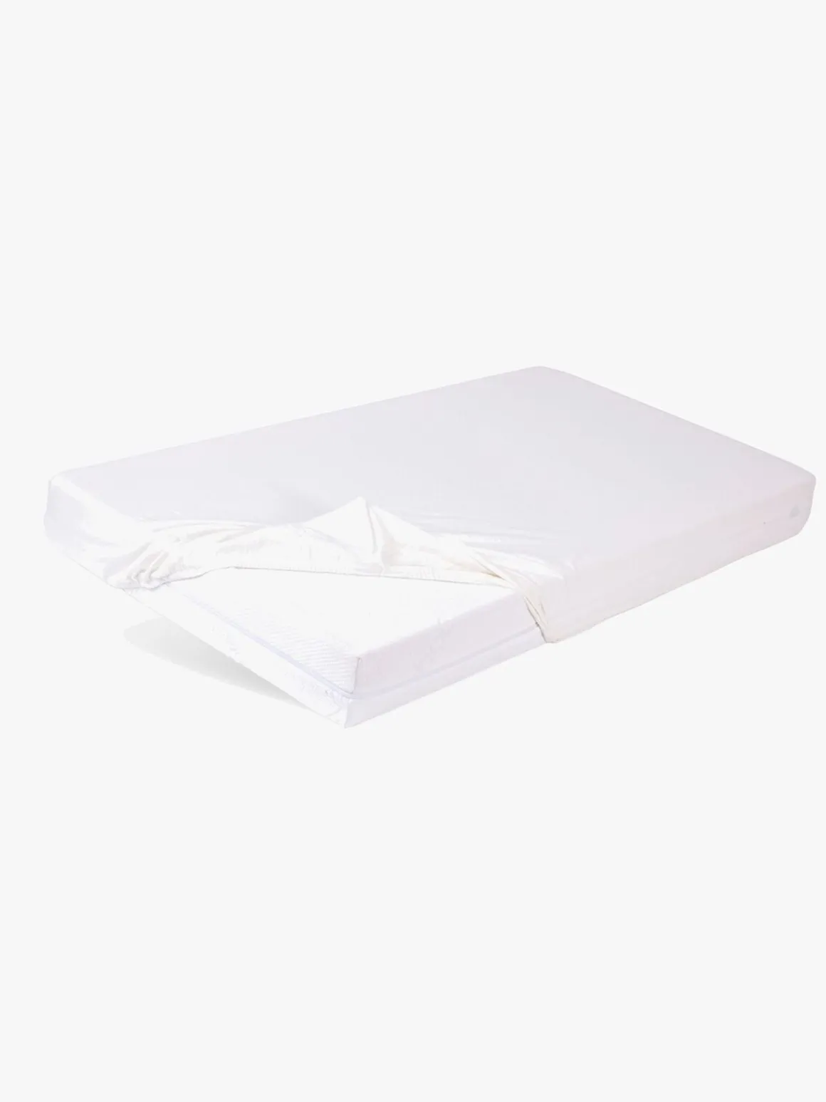 BabyMatex Bamboo Stræklagen til Tremmeseng 60 x 120 cm, Hvid
