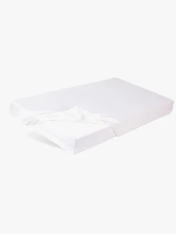 BabyMatex Bamboo Stræklagen til Juniorseng 70 x 140 cm, Hvid