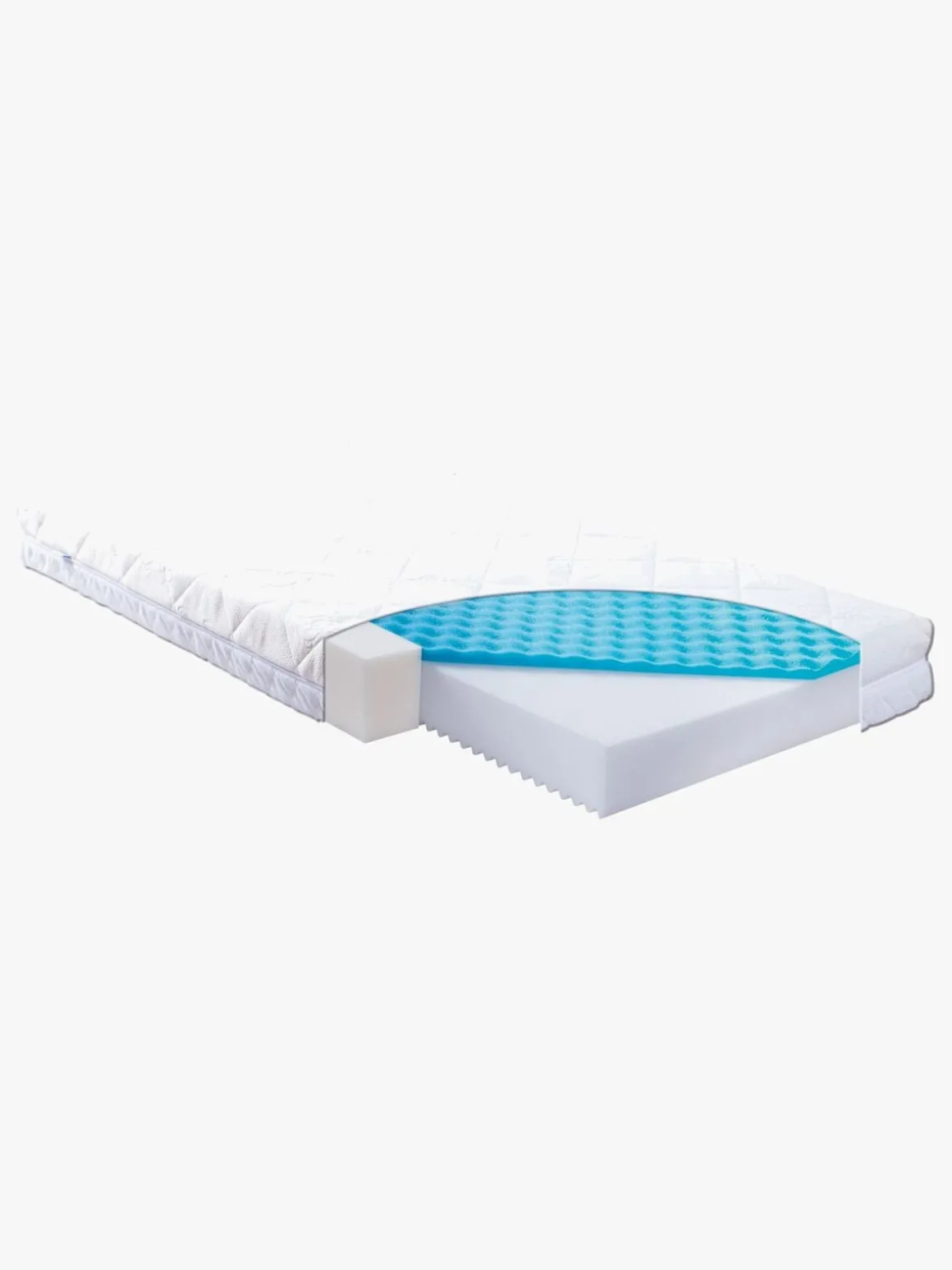 BabyMatex Carpathia Tosidet Børnemadras i skum 80 x 160 cm