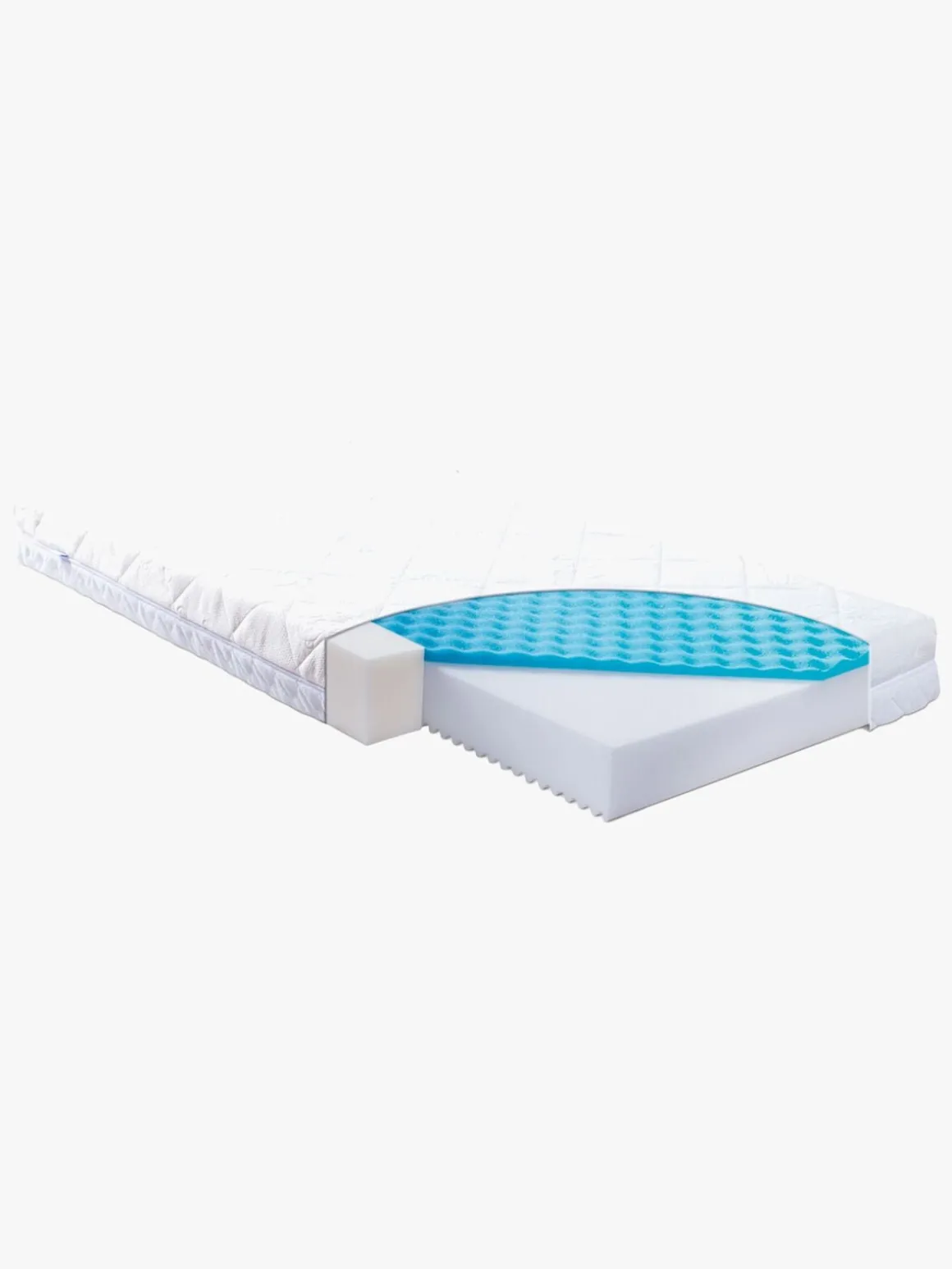 BabyMatex Carpathia Tosidet Børnemadras i skum 70 x 140 cm