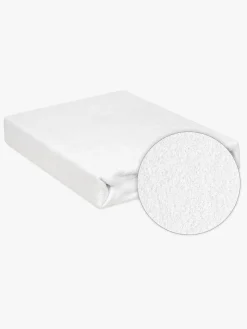 BabyMatex Classic Frotté Stræklagen til Tremmeseng 60 x 120 cm, Hvid